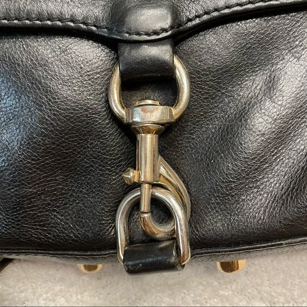 Rebecca Minkoff Mini Mac Black Leather Crossbody